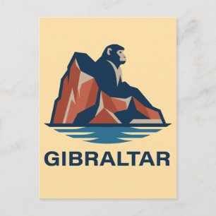 Carte Postale Rocher de Gibraltar