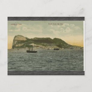 Carte Postale Rocher De Gibraltar De La Baie, Vintage