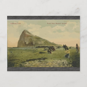 Carte Postale Rocher De Gibraltar Du Terrain Neutre, Vintage