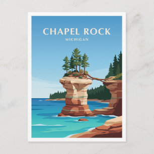 Carte Postale Rocher de la Chapelle, rivage national de Pictured
