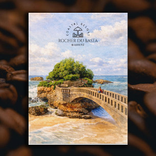 Carte Postale Rocher Du Basta, Station balnéaire de Biarritz É