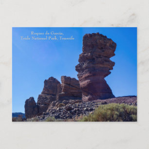 Carte Postale Rochers dans le parc national du Teide, Tenerife,