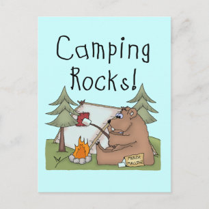Carte Postale Rochers de camping