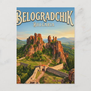 Carte Postale Roches de Belogradchik Bulgarie