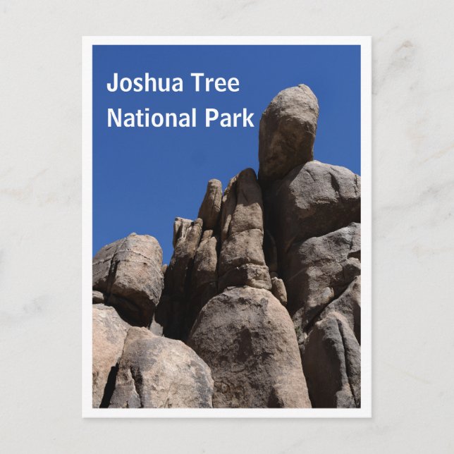 Carte Postale Roches du parc national de Joshua Tree (Devant)