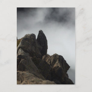 Carte postale Roches et nuages