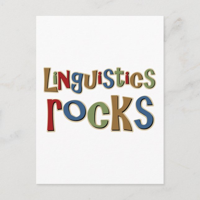 Carte Postale Roches Linguistiques (Devant)