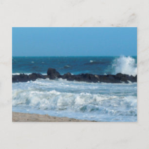Carte Postale Roches océaniques plage Cape May Jersey Shore cart