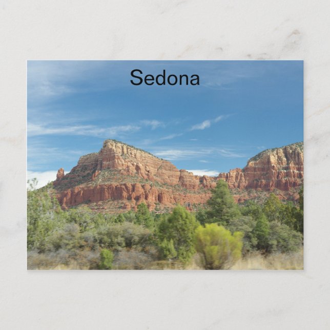 Carte Postale Roches rouges à Sedona (Devant)