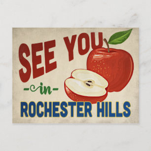 Carte Postale Rochester Hills Michigan Apple - Vintage voyage