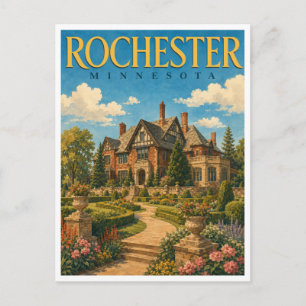 Carte Postale Rochester Minnesota Plummer House GeoSaga