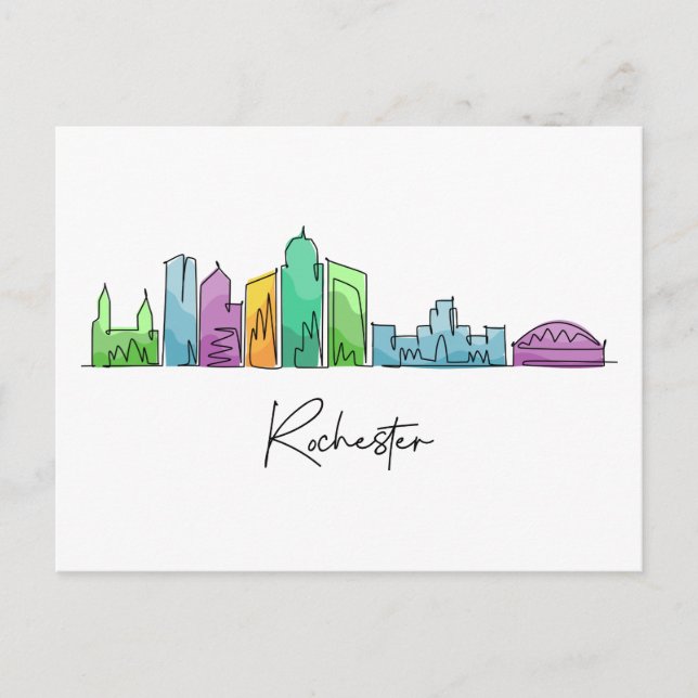 Carte Postale Rochester NEW YORK (Devant)