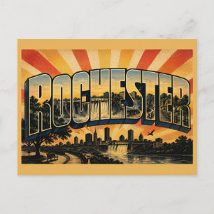Carte Postale Rochester New York High Falls Gorge de la rivière