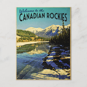 Carte Postale Rocheuses canadiennes