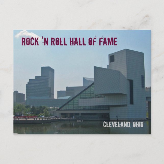 Carte Postale Rock and Roll Hall of Fame Cleveland Ohio (Devant)