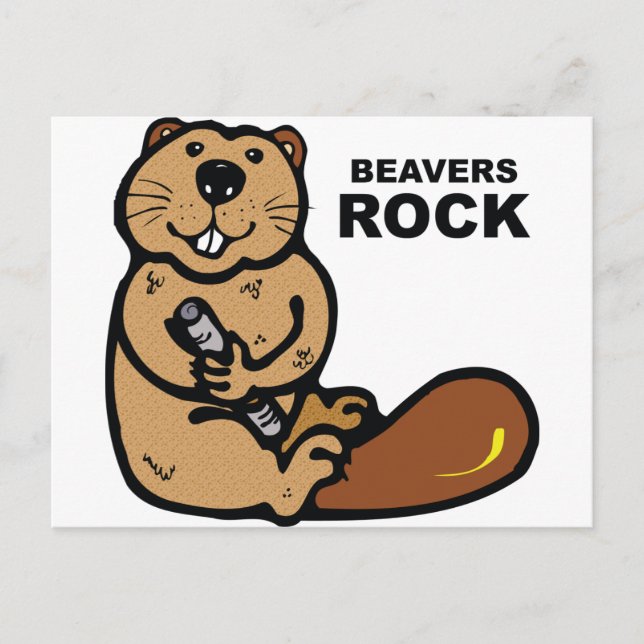Carte Postale Rock Beavers (Devant)