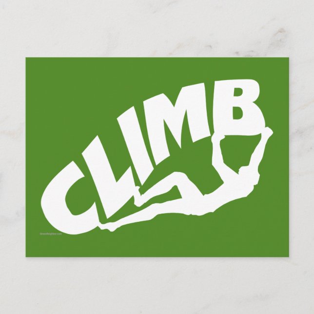 Carte Postale Rock Bouldering (Devant)