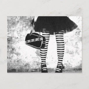 Carte postale Rock Chic Stripey