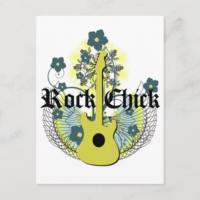 Carte Postale Rock Chick (Devant)