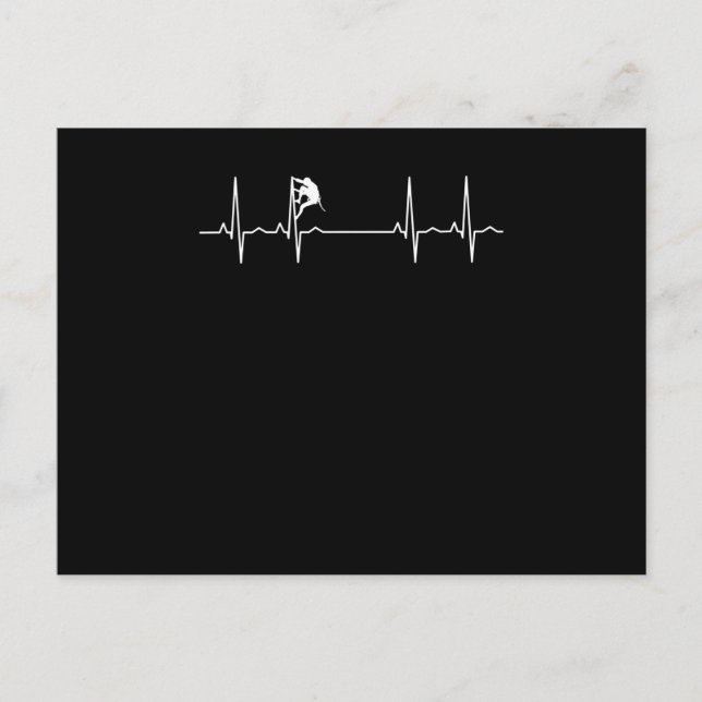 Carte Postale Rock Escalade Heartbeat (Devant)