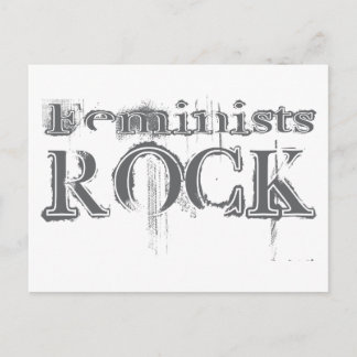 Carte Postale Rock féministe