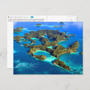 Carte Postale Rock Islands, Palau Postcard