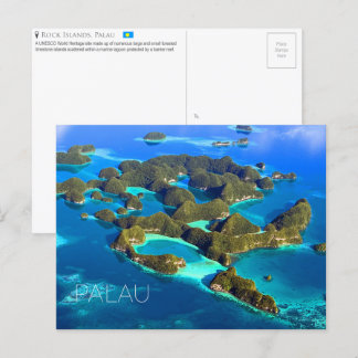 Carte Postale Rock Islands, Palau Postcard