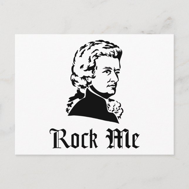 Carte Postale Rock Me (Devant)