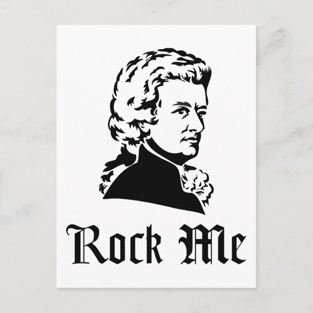 Carte Postale Rock Me (Devant)