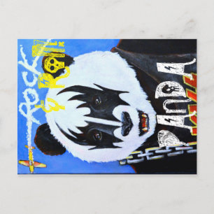 Carte Postale Rock n Roll Panda