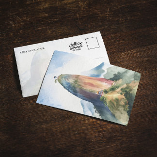 Carte postale Rock of Guatape El Penon Colombia