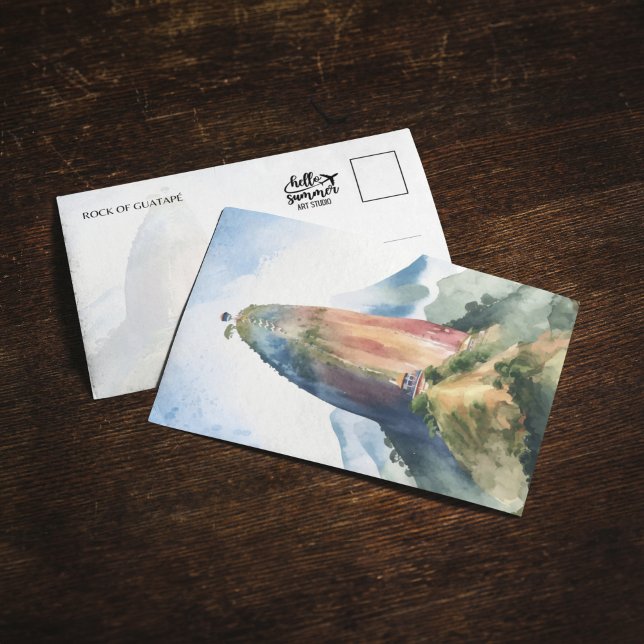 Carte postale Rock of Guatape El Penon Colombia (Créateur téléchargé)