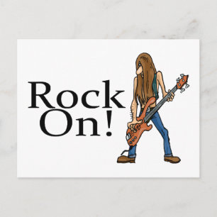 Carte Postale Rock On