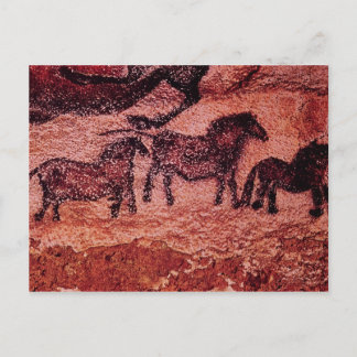 Carte Postale Rock painting of tarpans , c.17000 BC