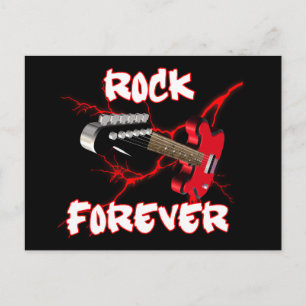 Carte Postale Rock pour toujours