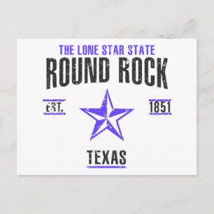 Carte Postale Rock rond