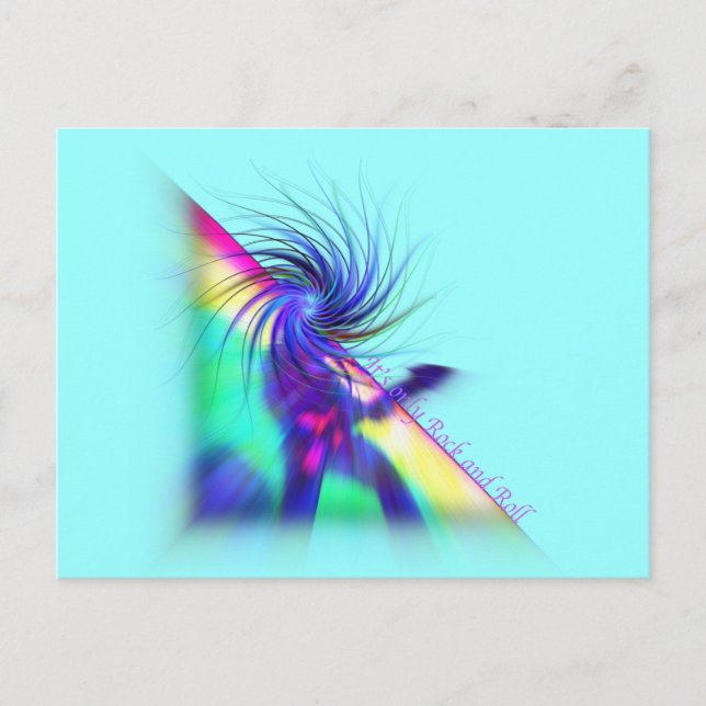 Carte Postale Rock Star (Devant)