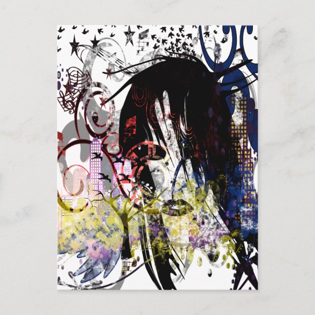 Carte Postale Rock Star (Devant)