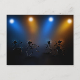 Carte Postale Rock Stars