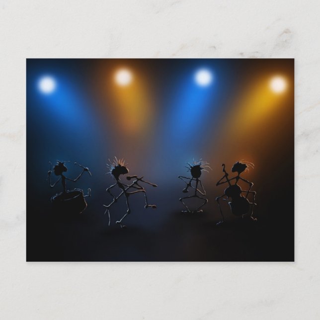 Carte Postale Rock Stars (Devant)