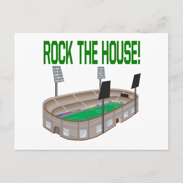 Carte Postale Rock The House (Devant)