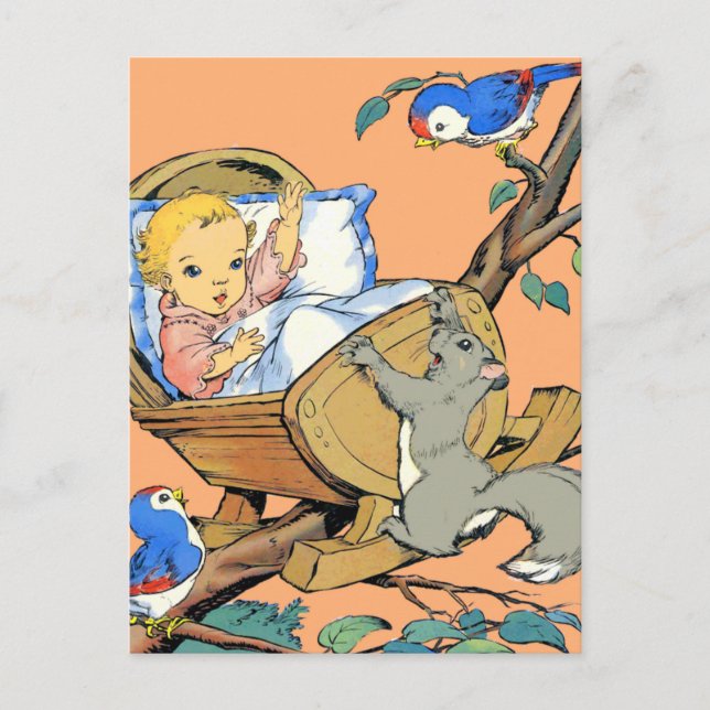 Carte Postale Rockabye Baby and Animaux (Devant)