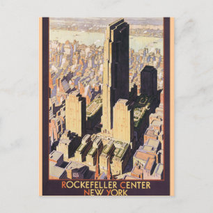 Carte Postale Rockefeller Center New York