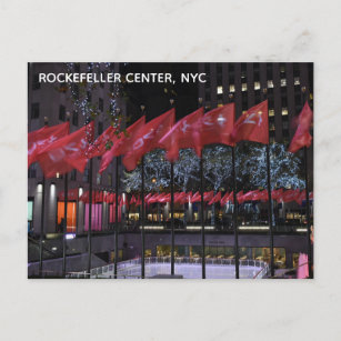 Carte Postale Rockefeller Centre patinoire patinoire NYC Photogr