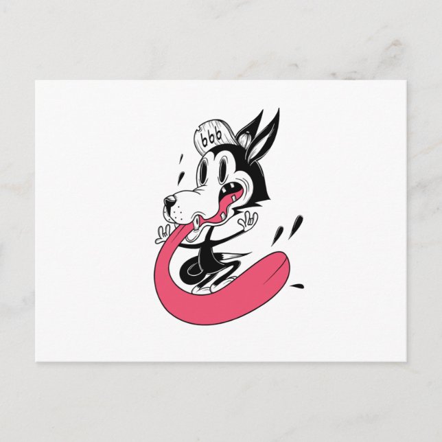 Carte Postale Rocker dog (Devant)