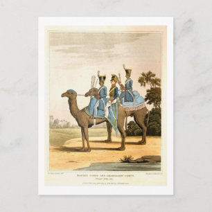 Carte Postale Rocket Corps et Dromedary Corps, Bengale Army 1817