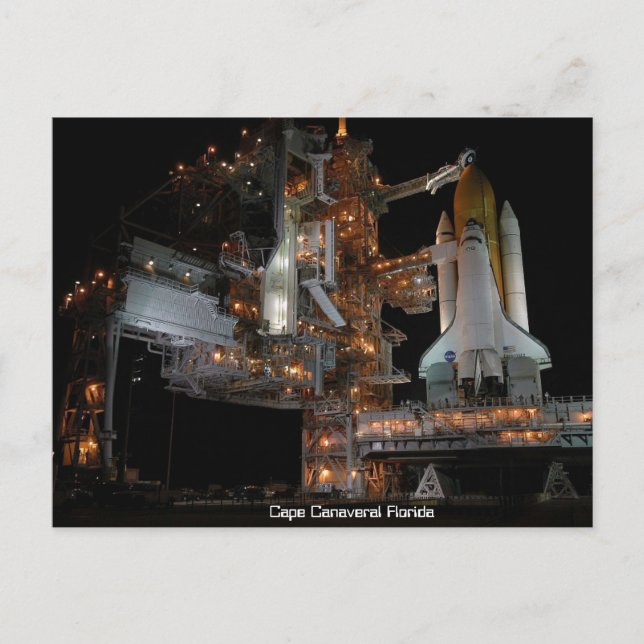 Carte Postale Rocket Launchpad Floride USA (Devant)