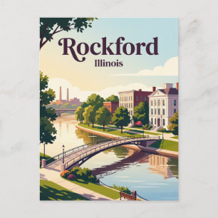 Carte Postale Rockford, Illinois