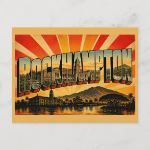 Carte Postale Rockhampton Queensland rivière cité du patrimoine