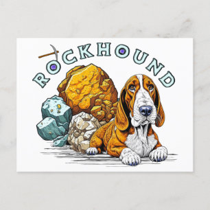 Carte Postale Rockhound Pun
